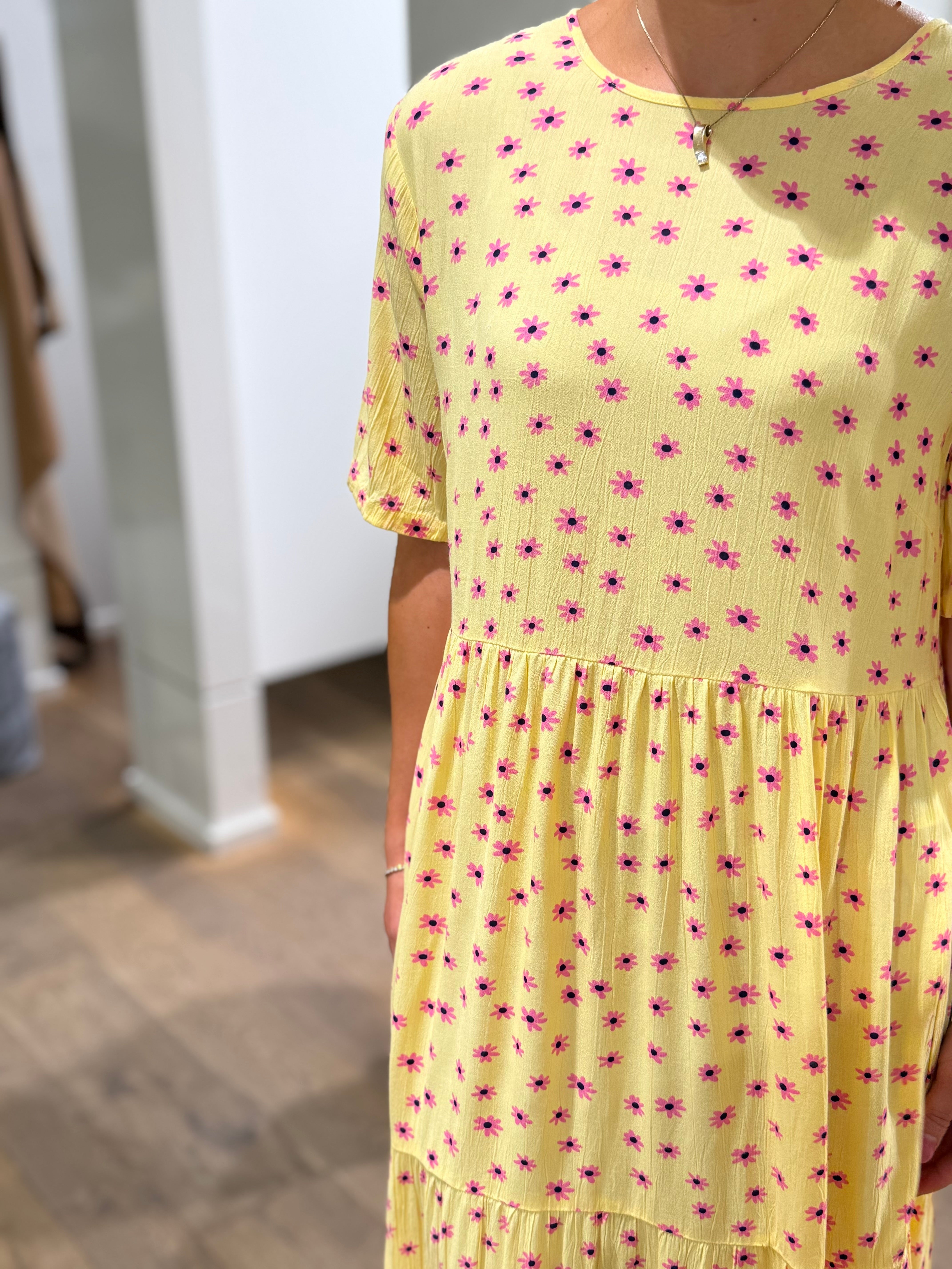 PCEVIE Long Dress - French Vanilla